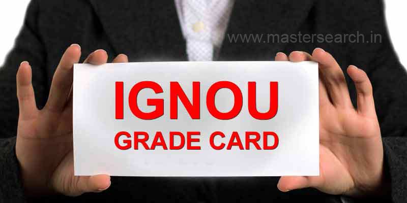 Ignou Grade card update