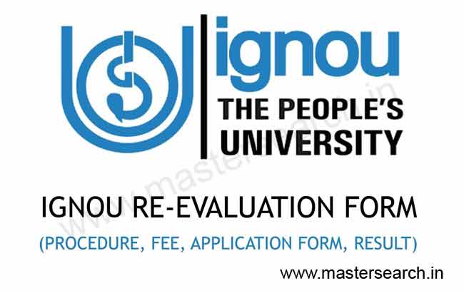 Ignou revaluation Form