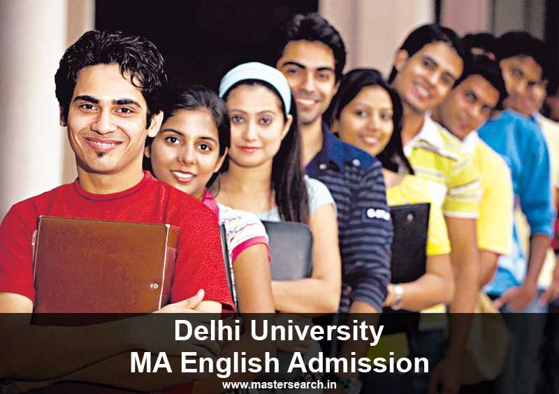 delhi university ma english admission