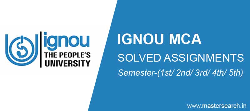 ignou mca solved assignment download free