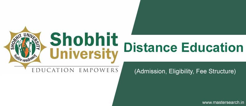 Shobhit University Distance Education Fee Structure