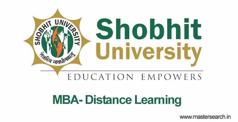 shobhit university distance mba education