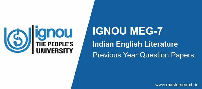 Download Ignou MEG 7 Question Paper Online