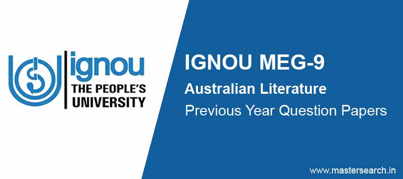 Download Ignou MEG 9 Question Paper Online