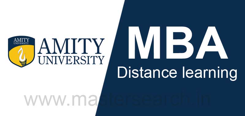 Amity University Distance MBA learning