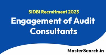 SIDBI Audit Consultant Recruitment 2023