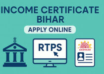 Apply for income certificate in bihar