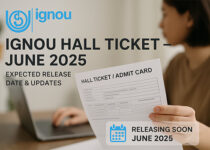 ignou hall ticket date and update