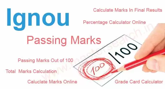 Calculate Ignou Passing marks