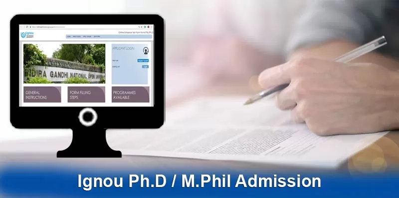 ignou phd admission