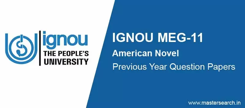 Download Ignou MEG 11 Question Paper Online
