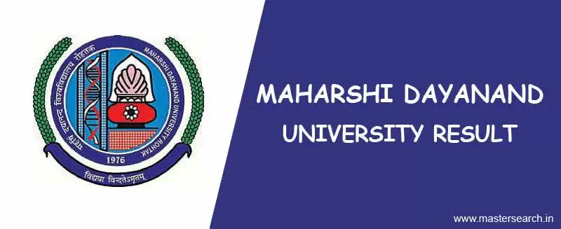 MDU Result check online