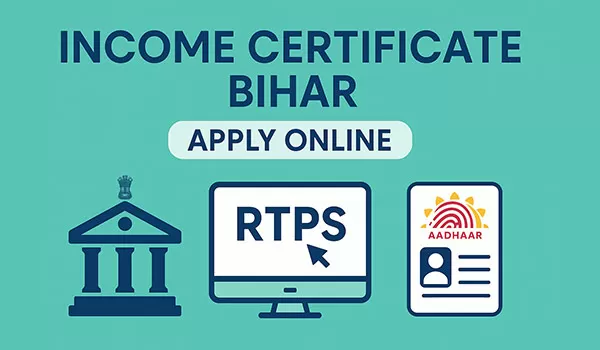 Apply for income certificate in bihar