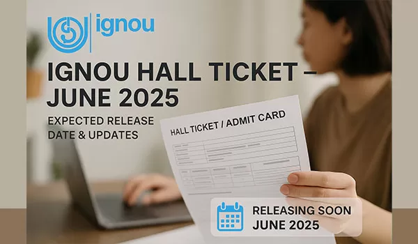 ignou hall ticket date and update